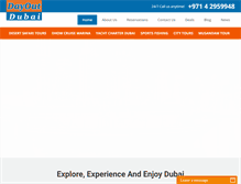 Tablet Screenshot of dayoutdubai.ae